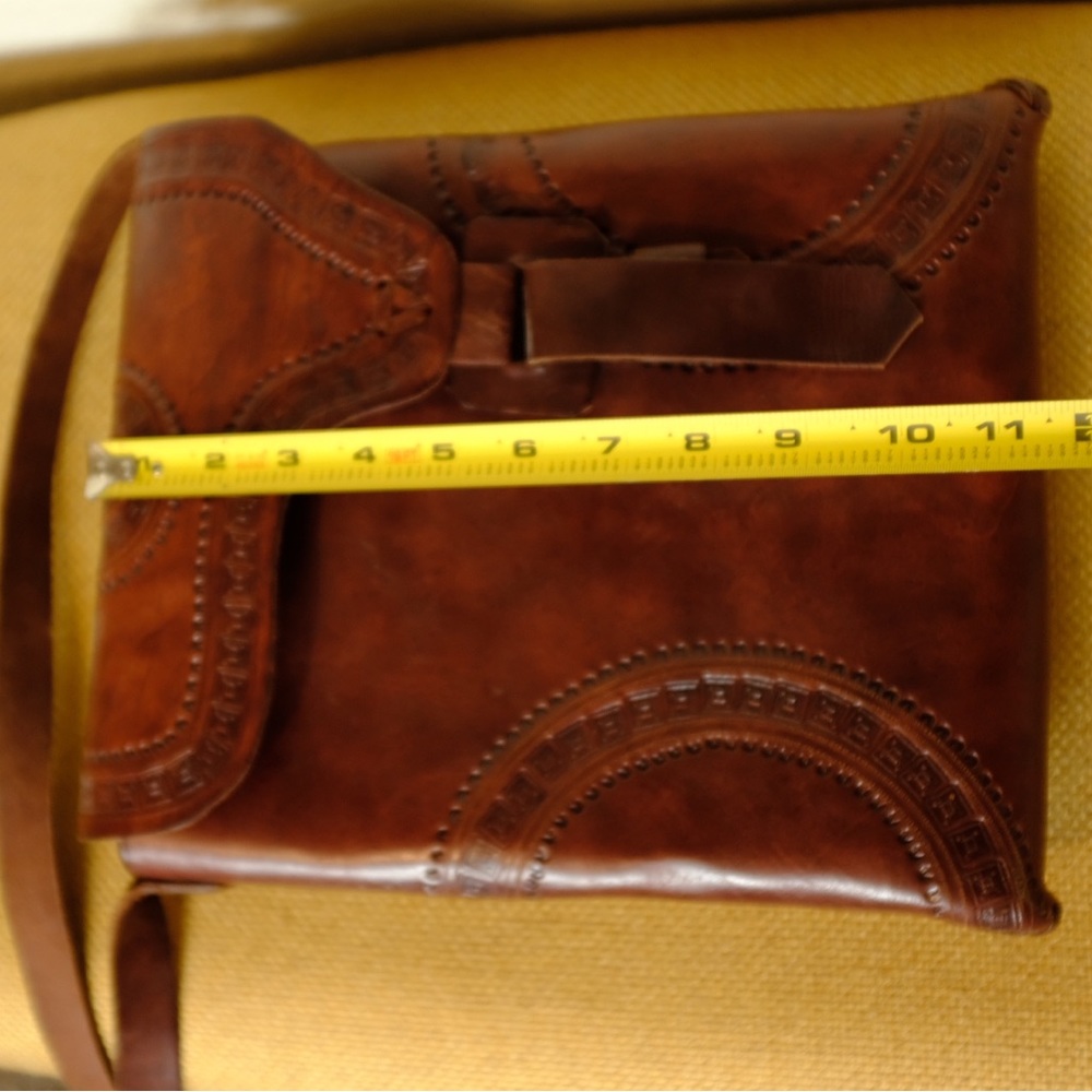 Mexican genuine leather crossbody - Picture 7 of 11